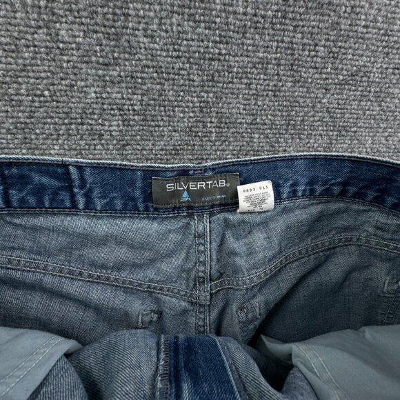 VTG 2001 Levi’s Silvertab Baggy Fit Denim Jeans Men Y2K Urban ACTL 34x29.5 - Picture 16 of 16